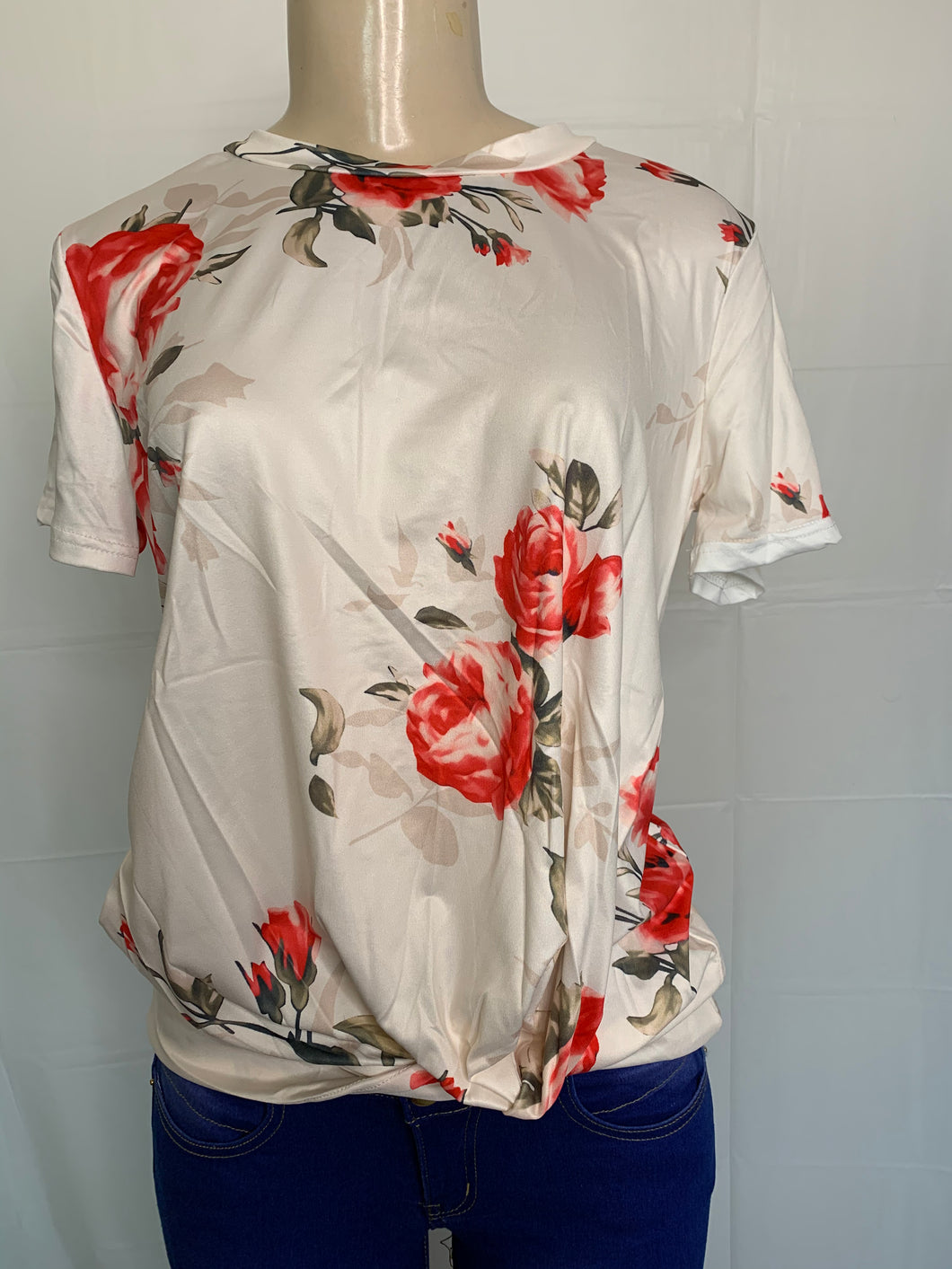 Women’s Floral Print Casual Loose Fit Blouse