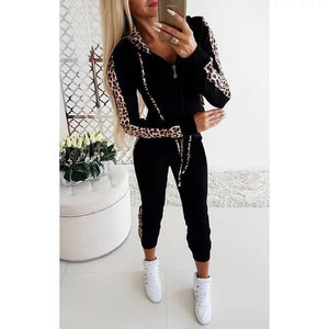 Women’s Athletic Casual Workout Running Yoga Hoodie Track Suit
