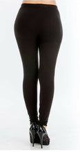 Load image into Gallery viewer, Plus Size Leggings -perfect for yoga,casual,gym or to relax 1X,  2X, 3X USA stk