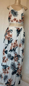 Women’s beautiful maxi dress with amazing floral print very soft and comfortable