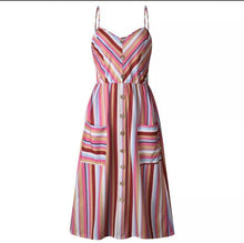 Load image into Gallery viewer, Hot Popular Womens Dress Mix Stripes Style For Any Occasion Great Quality